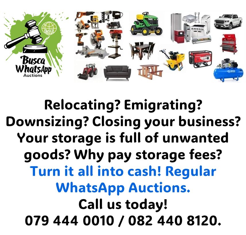 Relocating? Emigrating? Scaling down? Closing your business? Have anything you want to sell?